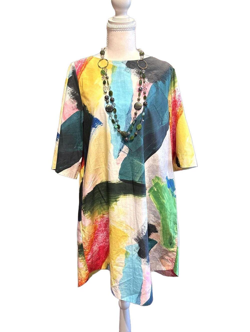 COS Avant Garde, Artisitc abstrat summer dress S